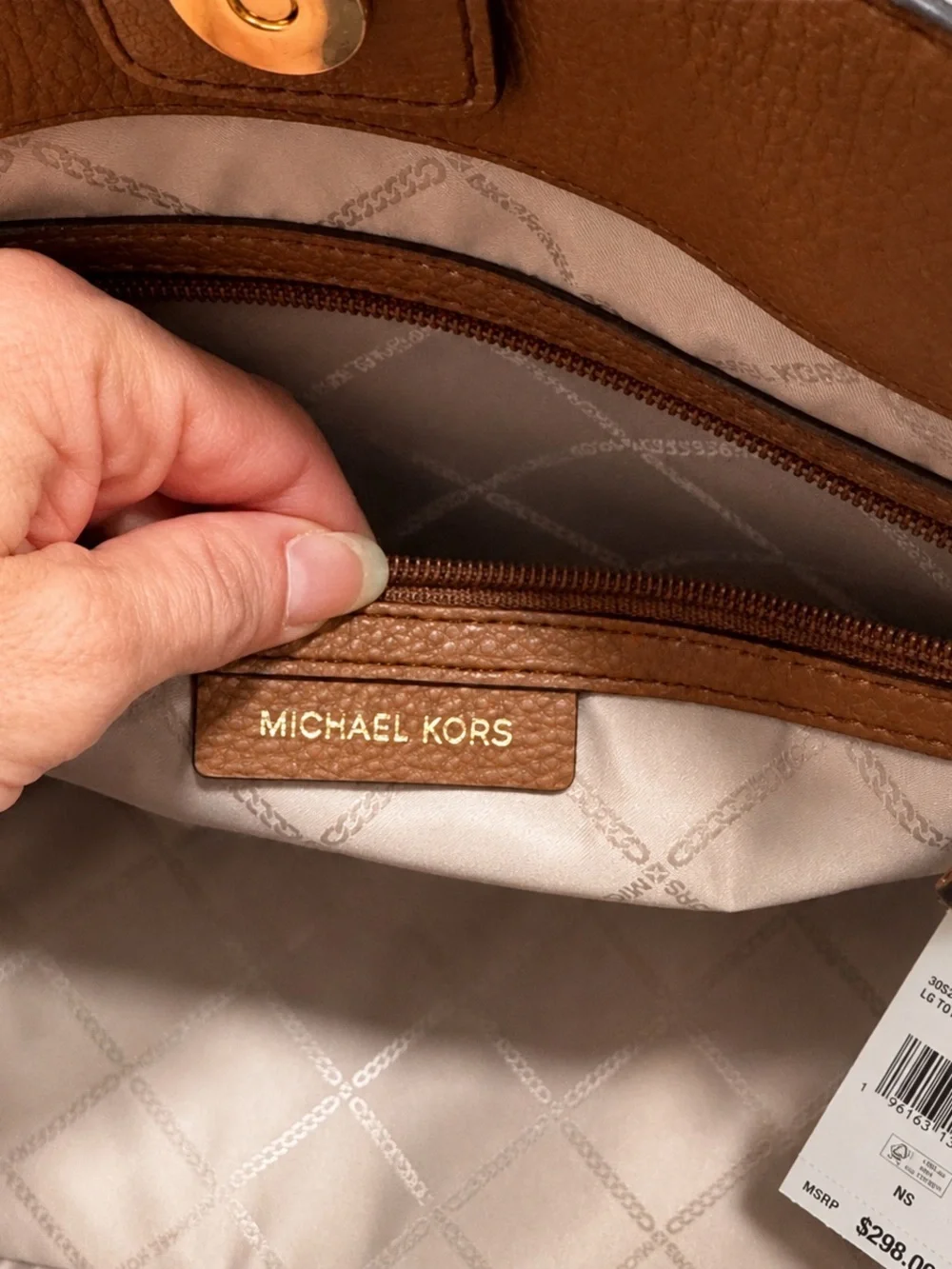 Michael Kors Heidi Large Canvas Tote Bag NWT